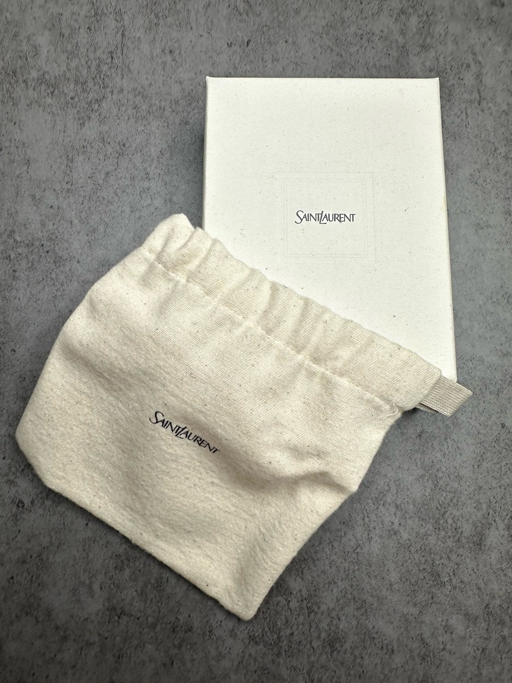 Saint Laurent Empty Gift Box & Dust Bag Set